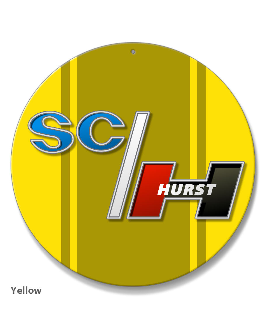 1969 AMC Hurst S/C Rambler Emblem Novelty Round Aluminum Sign – Legend ...