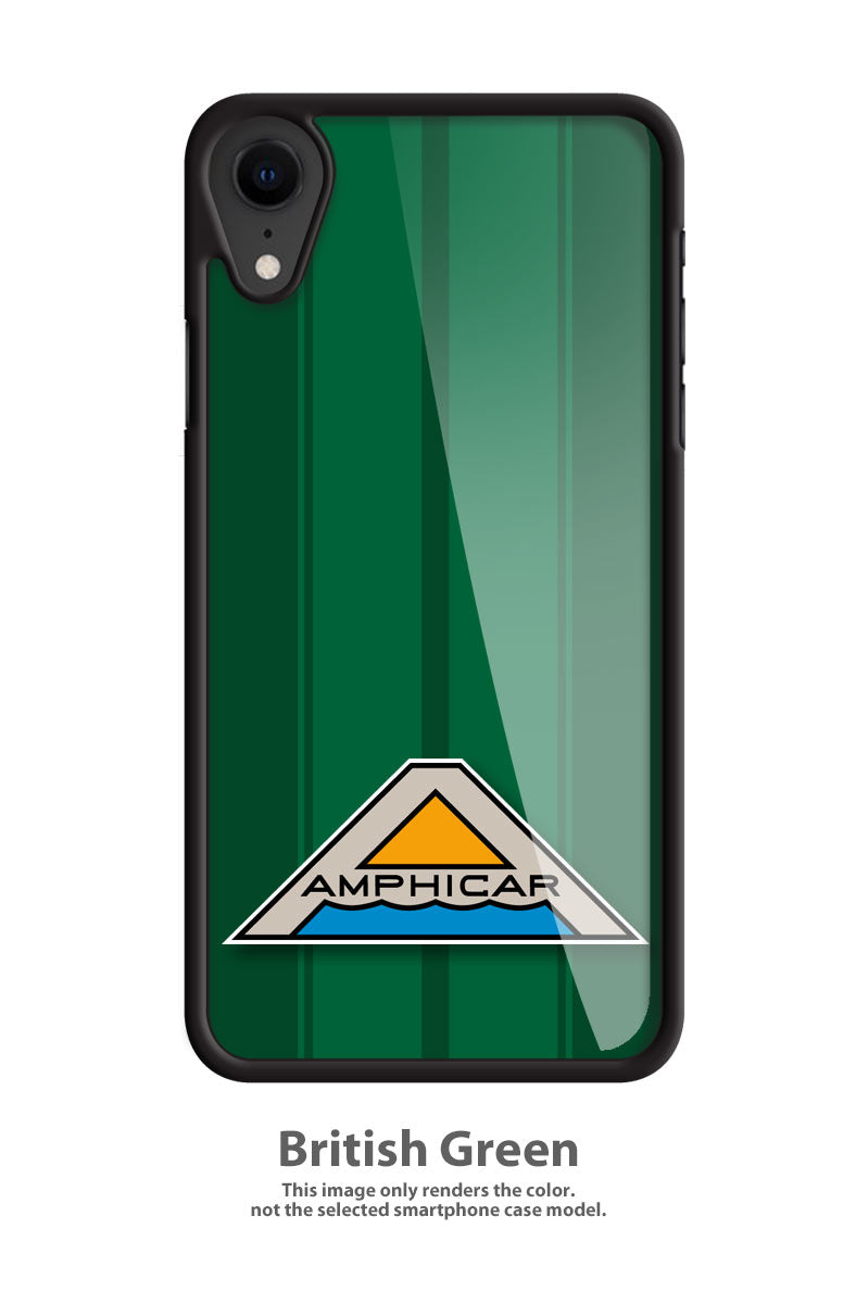 Amphicar Hans Trippel Badge Emblem Smartphone Case - Racing Stripes