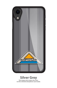 Amphicar Hans Trippel Badge Emblem Smartphone Case - Racing Stripes