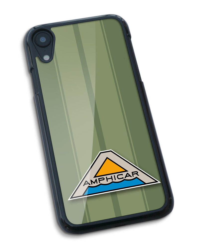 Amphicar Hans Trippel Badge Emblem Smartphone Case - Racing Stripes