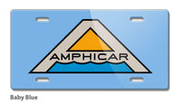 Amphicar Hans Trippel Badge Emblem Novelty License Plate - Vintage Emblem