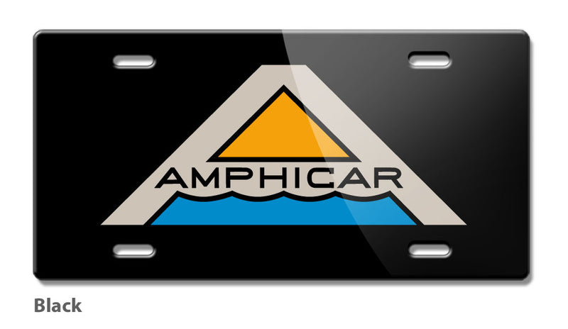 Amphicar Hans Trippel Badge Emblem Novelty License Plate - Vintage Emblem