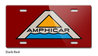 Amphicar Hans Trippel Badge Emblem Novelty License Plate - Vintage Emblem