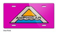 Amphicar Hans Trippel Badge Emblem Novelty License Plate - Vintage Emblem