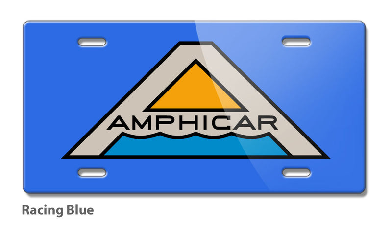 Amphicar Hans Trippel Badge Emblem Novelty License Plate - Vintage Emblem