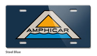 Amphicar Hans Trippel Badge Emblem Novelty License Plate - Vintage Emblem