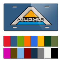 Amphicar Hans Trippel 1961 - 1968 Logo Novelty Vintage License Plate