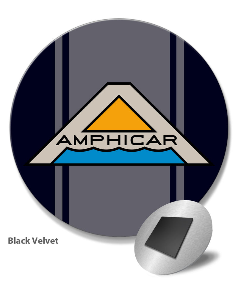 Amphicar Hans Trippel 1961 - 1968 Emblem Round Fridge Magnet