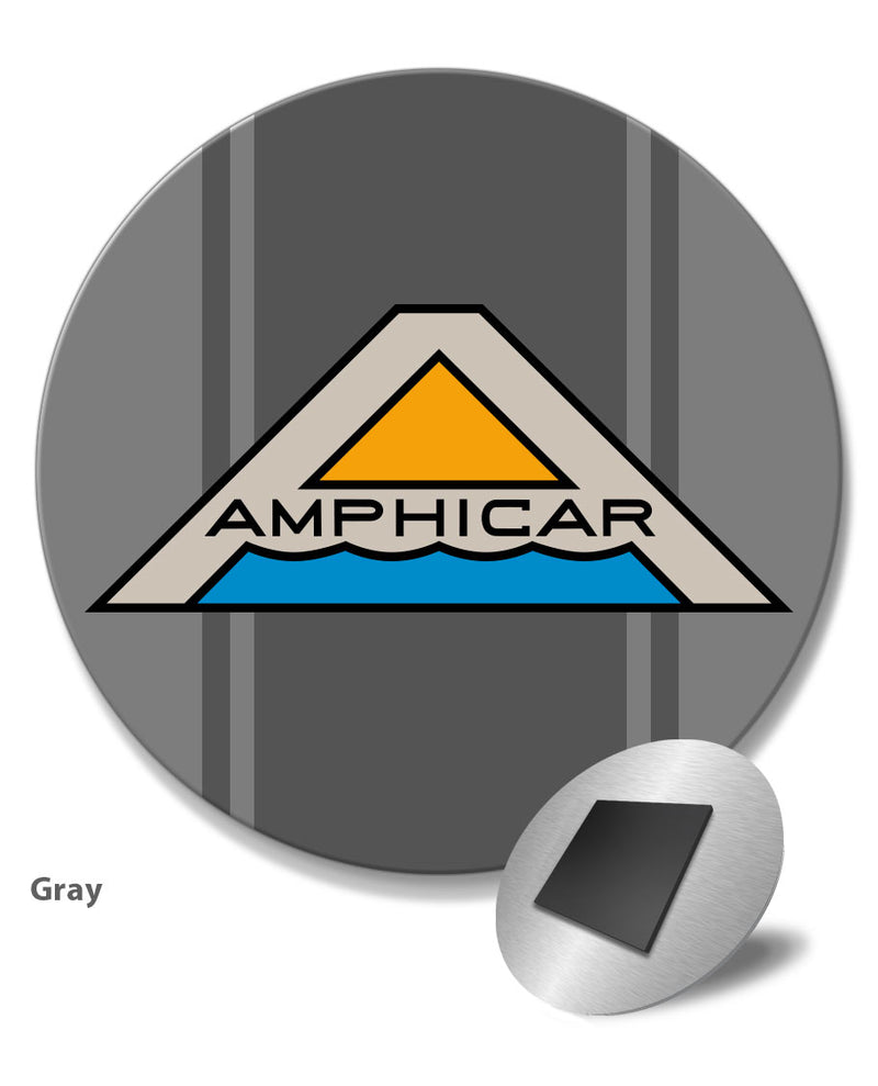 Amphicar Hans Trippel 1961 - 1968 Emblem Round Fridge Magnet