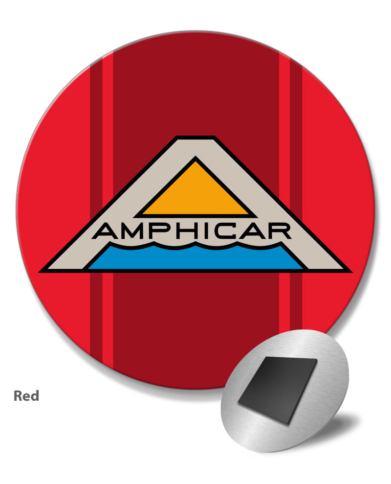 Amphicar Hans Trippel 1961 - 1968 Emblem Round Fridge Magnet