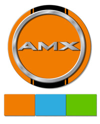 1968 - 1970 AMC AMX Big Bad Emblem Novelty Round Fridge Magnet