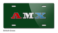 1971 - 1974 AMC AMX Emblem Novelty License Plate - Vintage Emblem