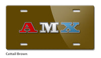 1971 - 1974 AMC AMX Emblem Novelty License Plate - Vintage Emblem