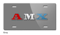 1971 - 1974 AMC AMX Emblem Novelty License Plate - Vintage Emblem