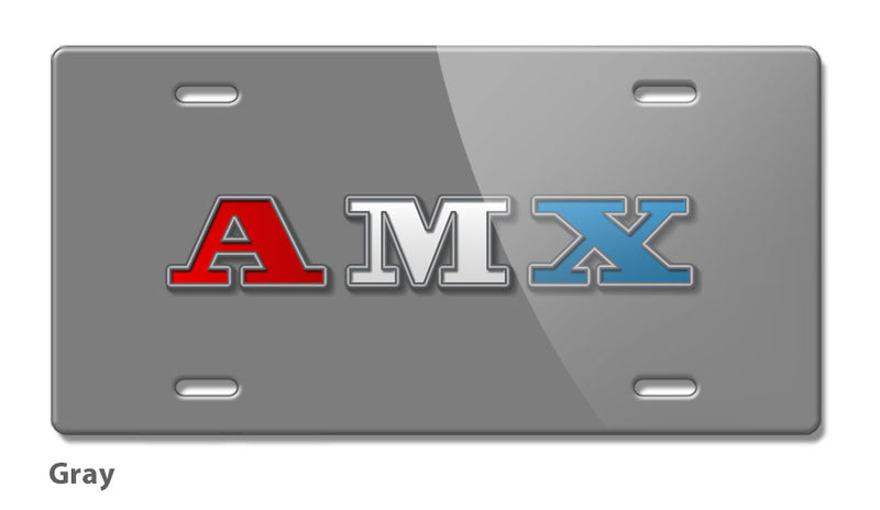 1971 - 1974 AMC AMX Emblem Novelty License Plate - Vintage Emblem