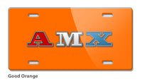 1971 - 1974 AMC AMX Emblem Novelty License Plate - Vintage Emblem