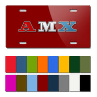 AMC AMX 1971 - 1974 Vintage Logo Novelty License Plate