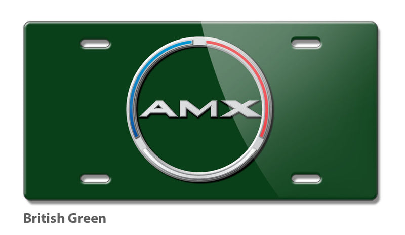 1970 AMC AMX Quarter Panel Circle Emblem Novelty License Plate - Vintage Emblem