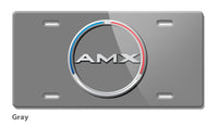 1970 AMC AMX Quarter Panel Circle Emblem Novelty License Plate - Vintage Emblem