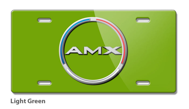 1970 AMC AMX Quarter Panel Circle Emblem Novelty License Plate - Vintage Emblem