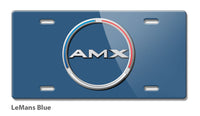 1970 AMC AMX Quarter Panel Circle Emblem Novelty License Plate - Vintage Emblem