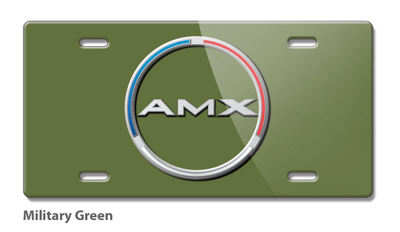 1970 AMC AMX Quarter Panel Circle Emblem Novelty License Plate - Vintage Emblem