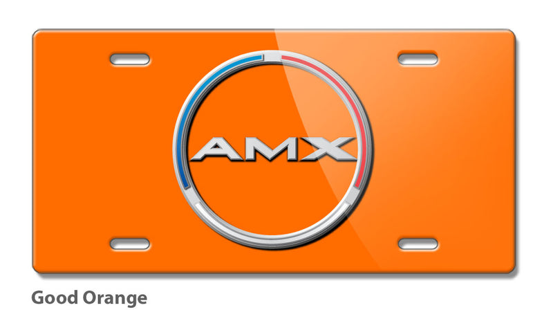 1970 AMC AMX Quarter Panel Circle Emblem Novelty License Plate - Vintage Emblem