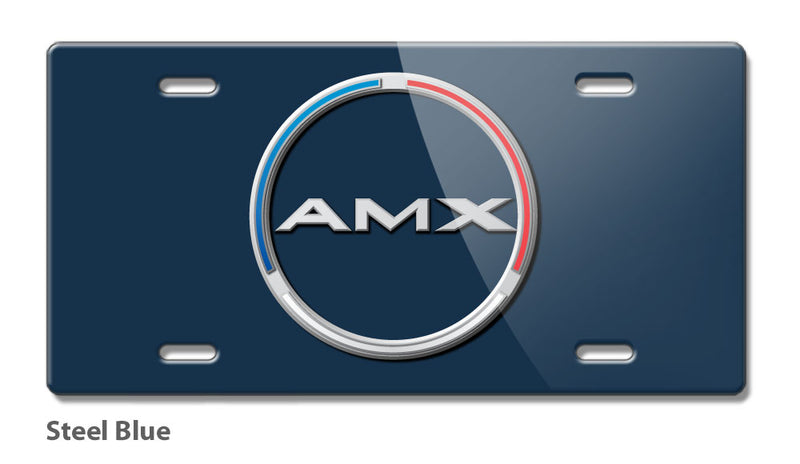 1970 AMC AMX Quarter Panel Circle Emblem Novelty License Plate - Vintage Emblem