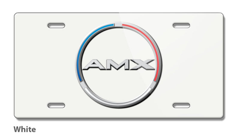 1970 AMC AMX Quarter Panel Circle Emblem Novelty License Plate - Vintage Emblem