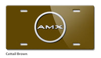 1968 - 1969 AMC AMX Quarter Panel Circle Emblem Novelty License Plate - Vintage Emblem