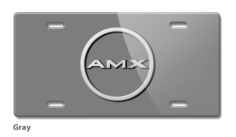 1968 - 1969 AMC AMX Quarter Panel Circle Emblem Novelty License Plate - Vintage Emblem