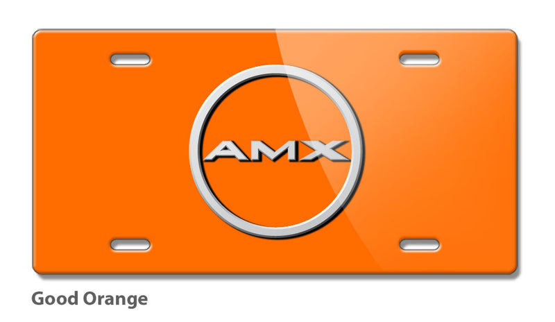 1968 - 1969 AMC AMX Quarter Panel Circle Emblem Novelty License Plate - Vintage Emblem