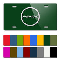 AMC AMX 1968 - 1970 Vintage Logo Novelty License Plate
