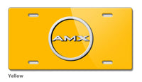 1968 - 1969 AMC AMX Quarter Panel Circle Emblem Novelty License Plate - Vintage Emblem