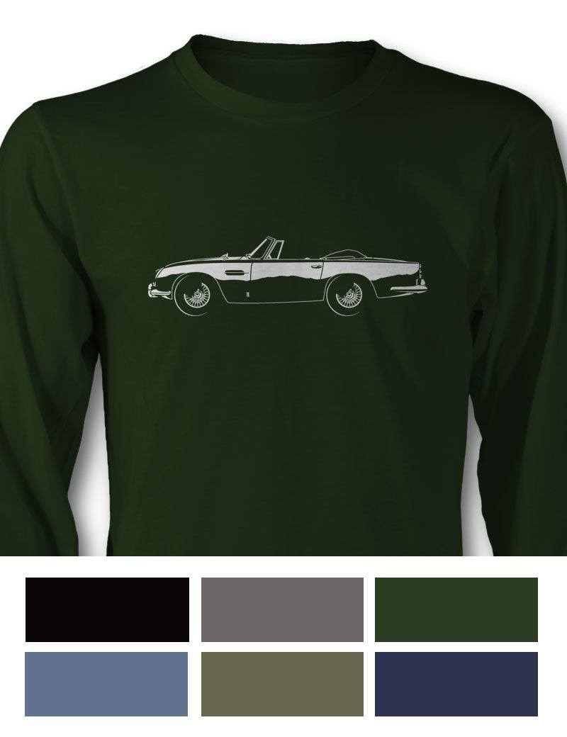 Aston Martin DB5 Convertible Long Sleeve T-Shirt - Side View
