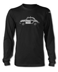 Austin Minor Coupe "Panda" Police  T-Shirt - Long Sleeves - Side View
