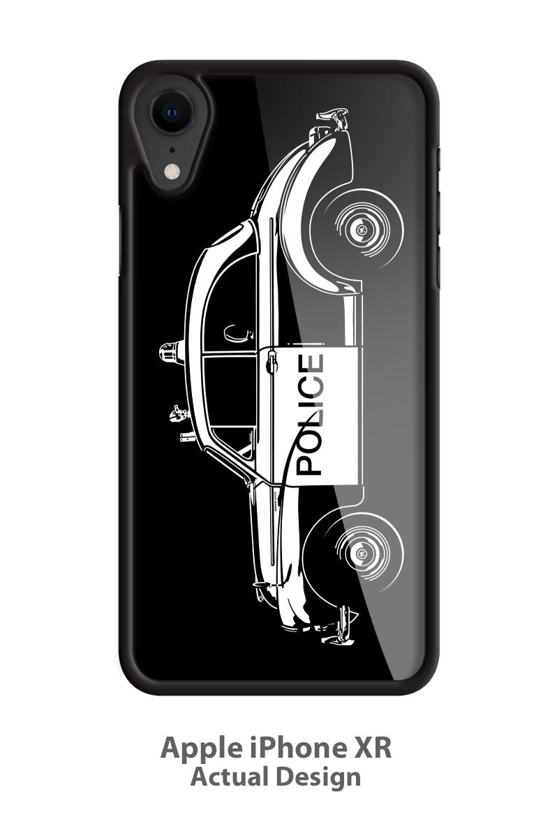 Austin Minor Coupe "Panda" Police Cell Phone Case for Smartphone - Side View