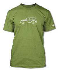 Morris Minor Traveller Woody T-Shirt - Men - Side View