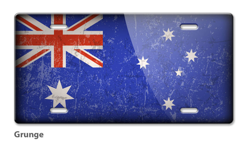 Australian Flag Novelty License Plate