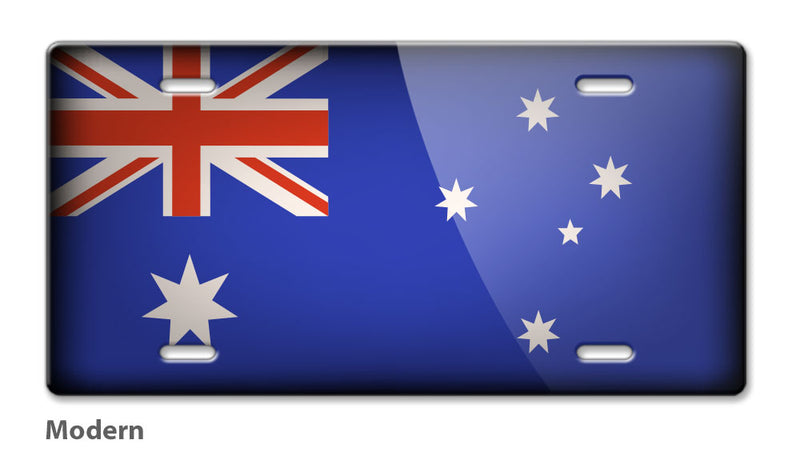 Australian Flag Novelty License Plate