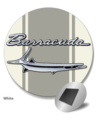 1964 - 1969 Plymouth Barracuda 'Cuda Fish Emblem Round Fridge Magnet