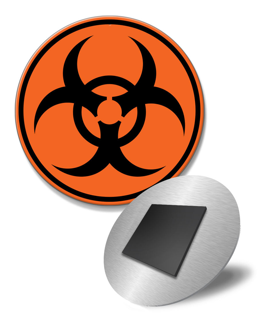 Biohazard Round Fridge Magnet