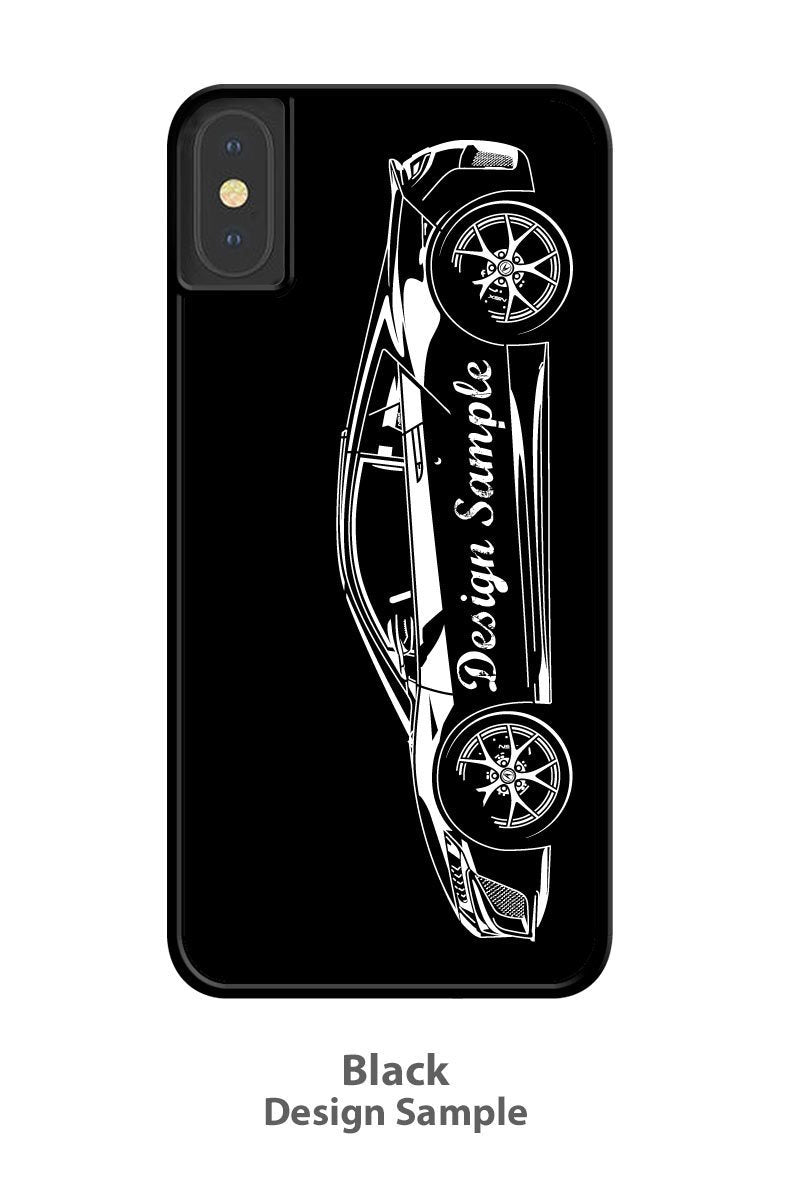 1968 Ford Mustang Base Convertible with Stripes Smartphone Case - Side View