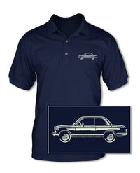 BMW 2002 1600 Coupe - Adult Pique Polo Shirt - Side View