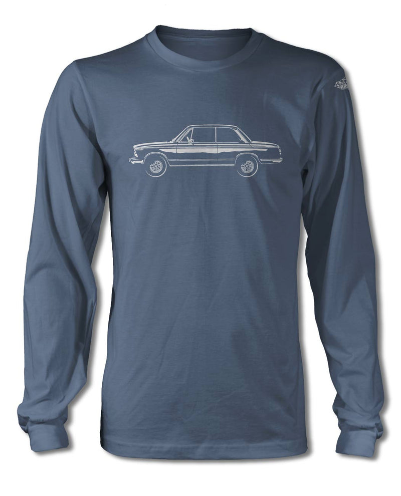 BMW 2002 1600 Coupe T-Shirt - Long Sleeves - Side View