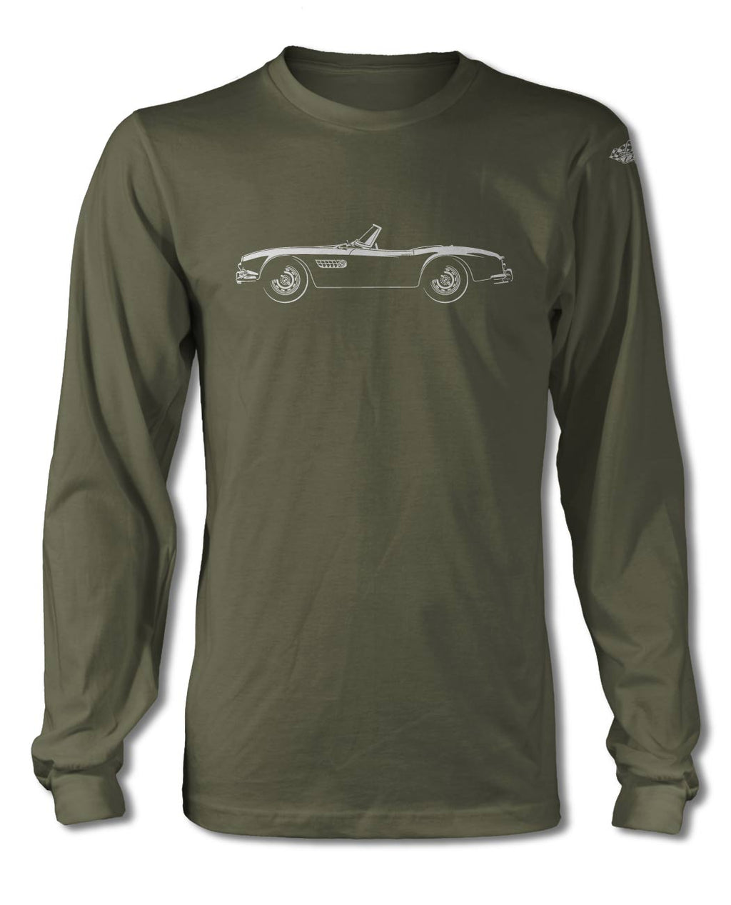 BMW 507 Roadster T-Shirt - Long Sleeves - Side View