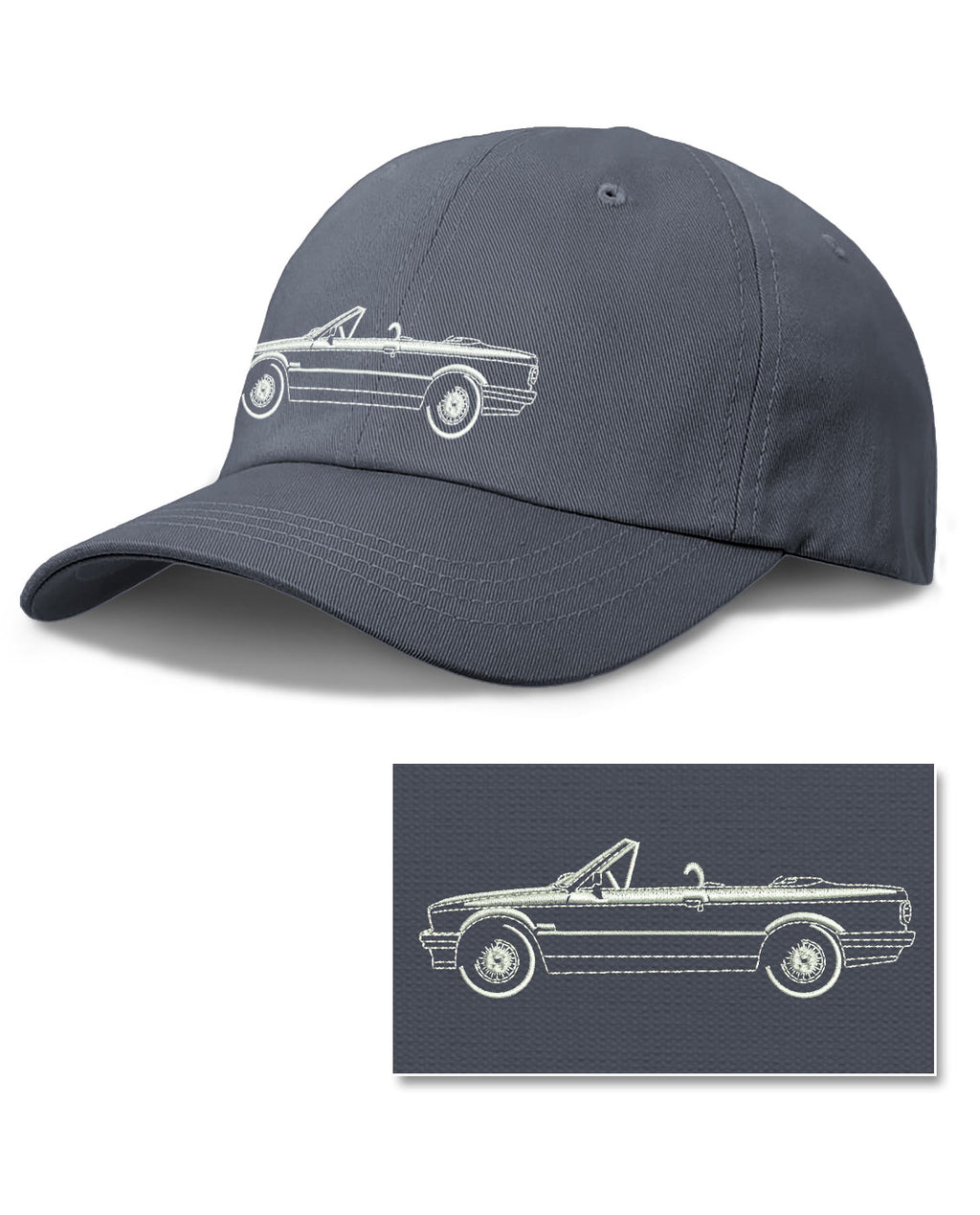 BMW 325i Convertible - Baseball Cap for Men & Women - Side View