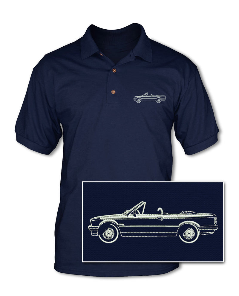 BMW 325i Convertible - Adult Pique Polo Shirt - Side View