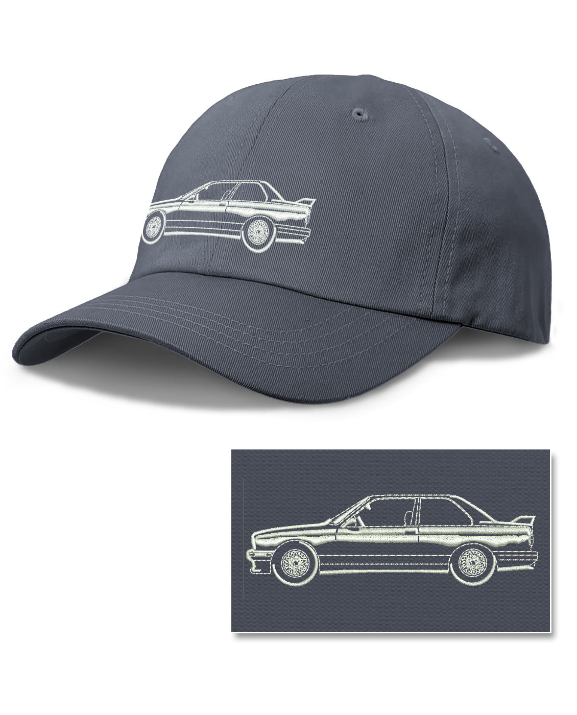 BMW E30 M3 Street Version - Baseball Cap for Men & Women - Side