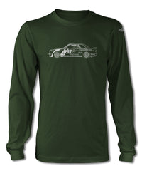 BMW E30 M3 Race Version T-Shirt - Long Sleeves - Side View